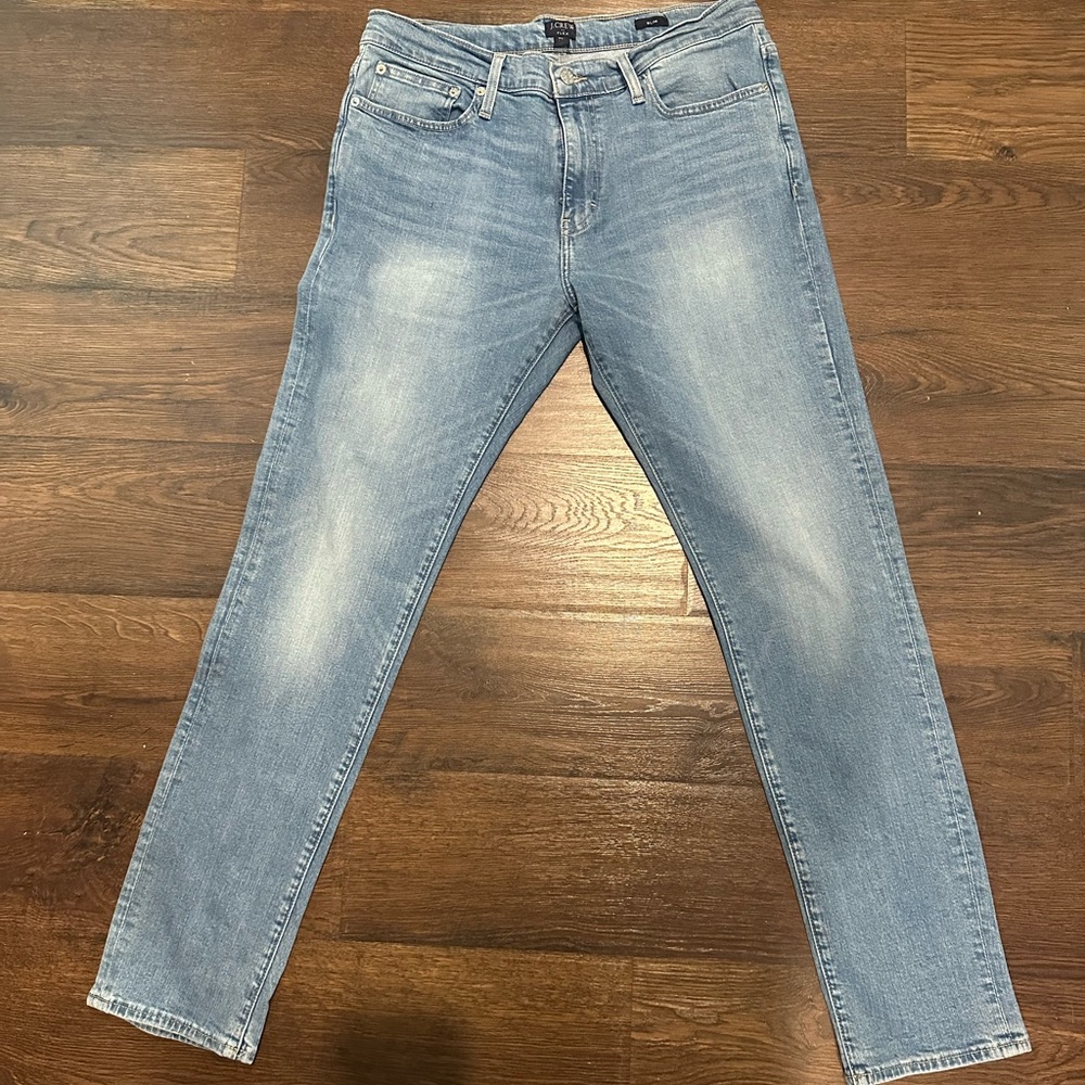 J. Crew Slim Fit Flex Jeans - Light Blue 33 x 32
